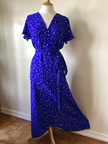 Dancing leopard royal blue - leopard,