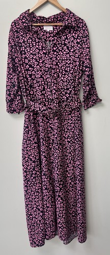 Dancing leopard pink black - on,