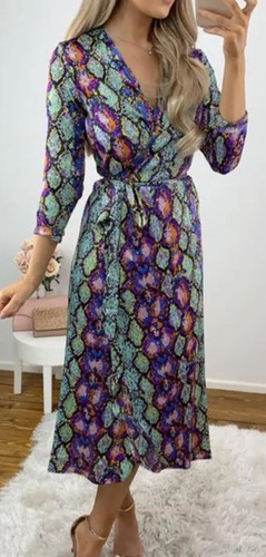 Dancing leopard wrap dress - dancing,